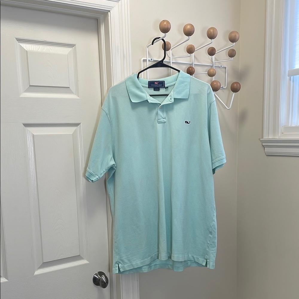Vineyard Vines Short Sleeve Polo Shirt - Teal - XL